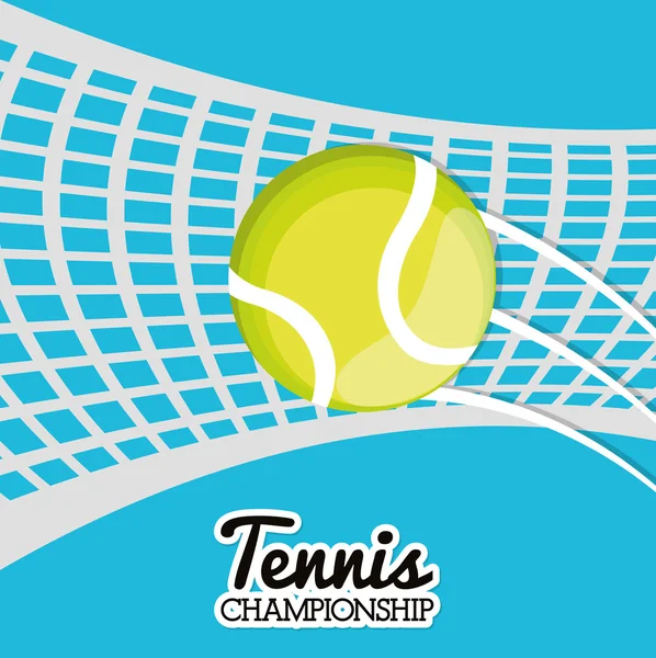 Tennis design sportif — Image vectorielle