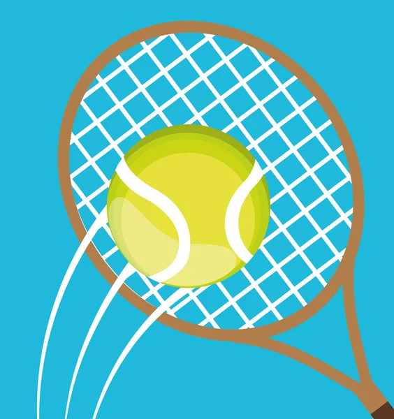 Design de esporte de tênis — Vetor de Stock