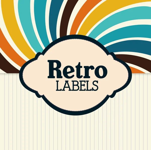 Retro label design — Stock Vector