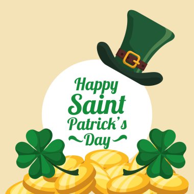 Mutlu Saint Patricks Günü tasarım