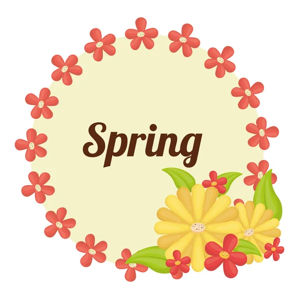 Spring season design — Stock Vector