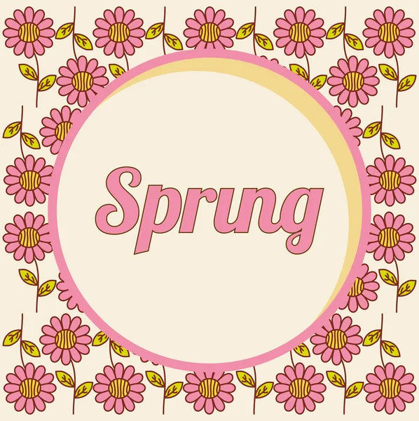 Spring season design — Stock Vector