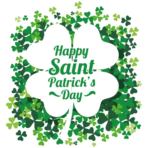 Happy Saint Patricks day design — Stock Vector