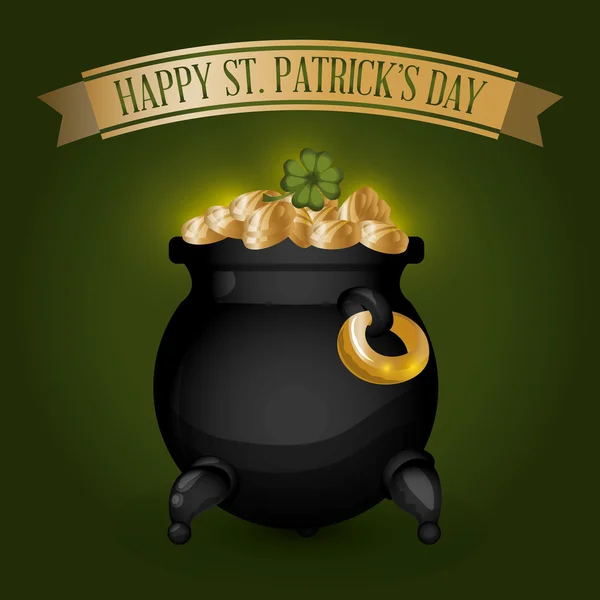 Happy Saint Patricks day design — Stock Vector