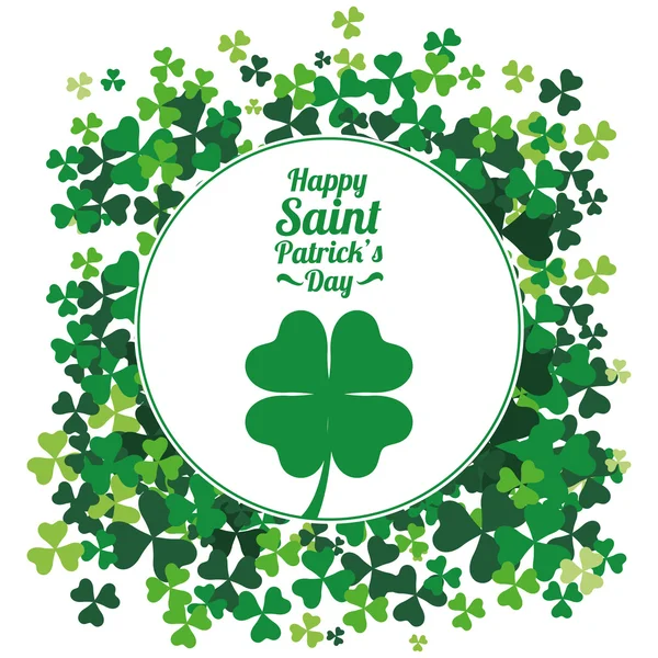 Happy Saint Patricks day design — Stock Vector