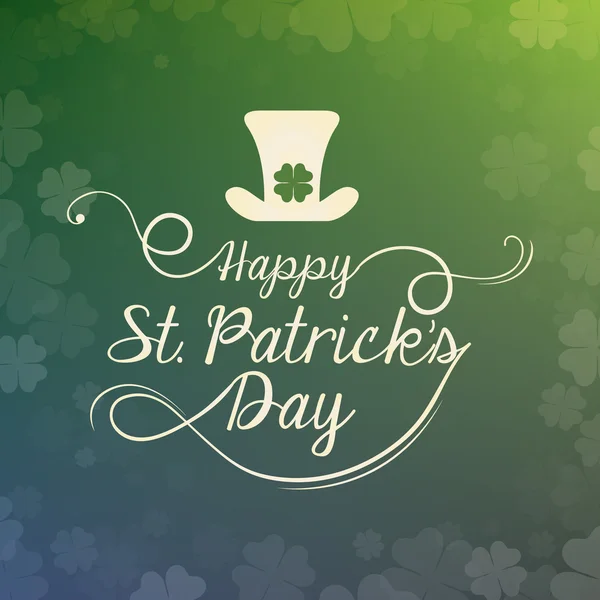 Happy Saint Patricks day design — Stock Vector