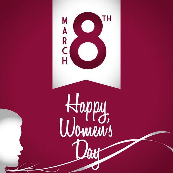 Happy womens day design — Stock vektor