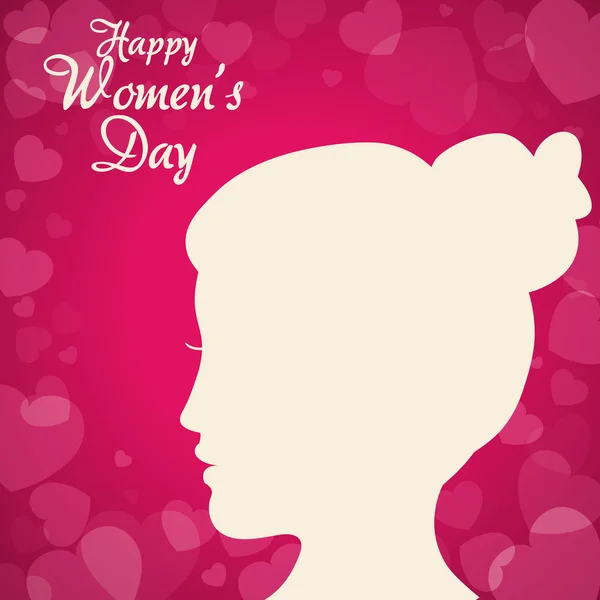 Happy womens day design — Stock vektor