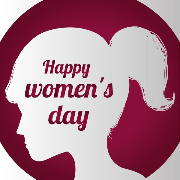 Happy womens day design — Stock vektor