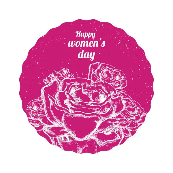 Happy womens day design — Stock vektor