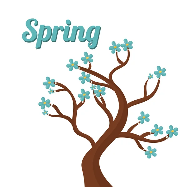 Spring season design — Stock Vector