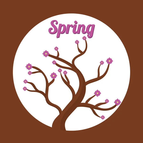 Bahar sezonu tasarım — Stok Vektör