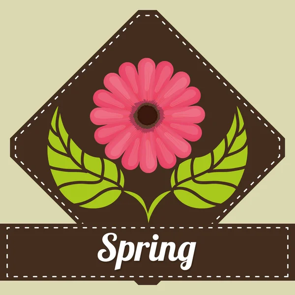 Diseño temporada primavera — Vector de stock