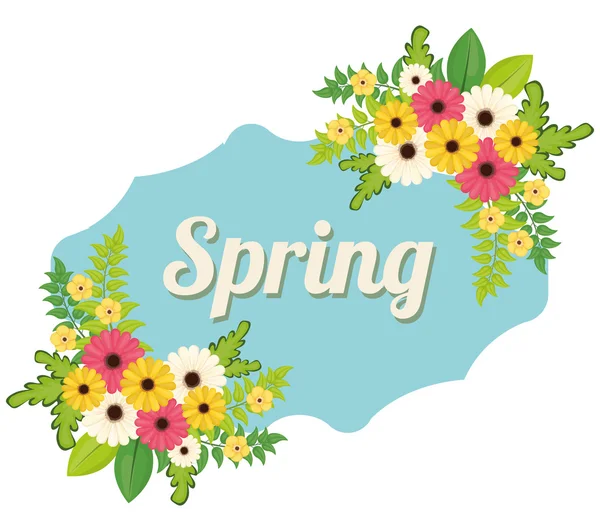 Spring season design — Stock Vector