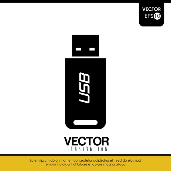 Diseño de icono de tecnología — Vector de stock