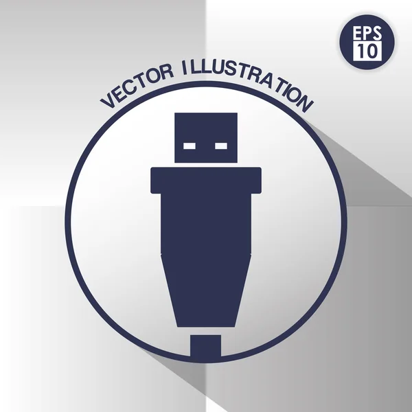 Teknik ikon design — Stock vektor