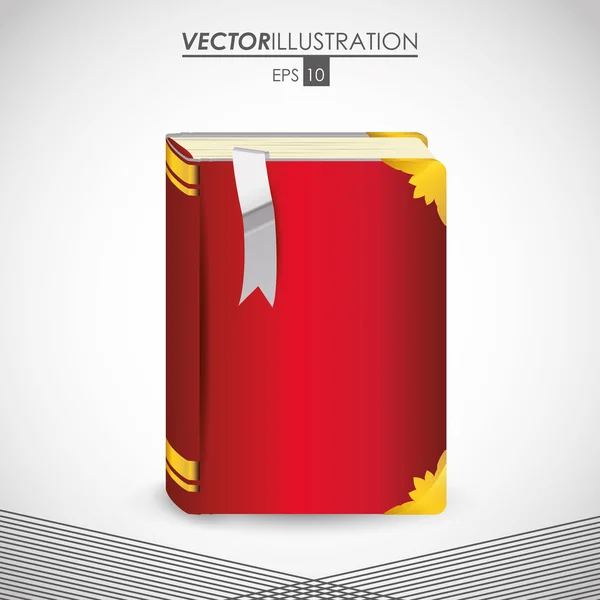 Book icon design — Stock Vector