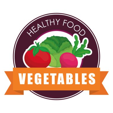 Sebze simgesi tasarım