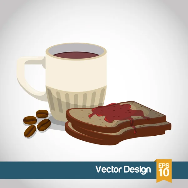 Kafé design — Stock vektor