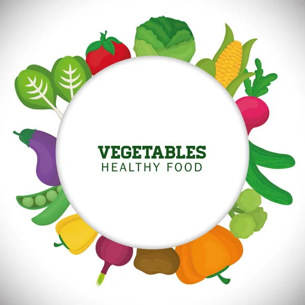 Gemüse-Ikone — Stockvektor