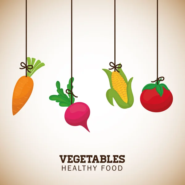 Vegetables icon design — Stock Vector