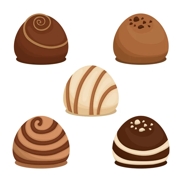 Diseño de icono de chocolate — Vector de stock