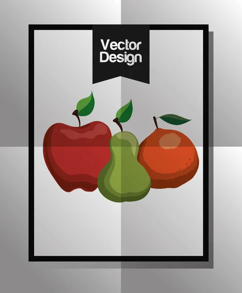 Design de produtos orgânicos — Vetor de Stock