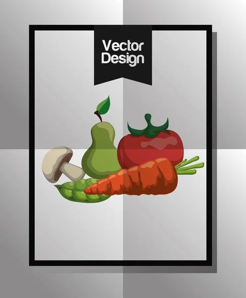 Organic product design — Stock Vector