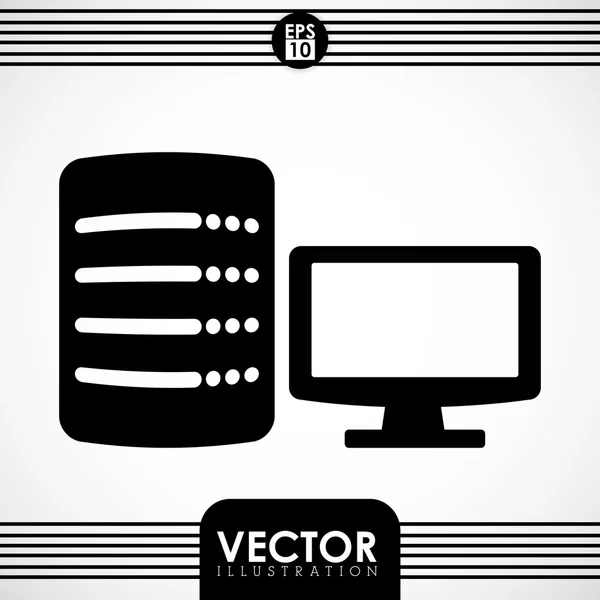 Datového centra designu — Stockový vektor