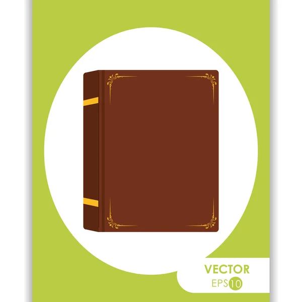 Book icon design — Stock Vector