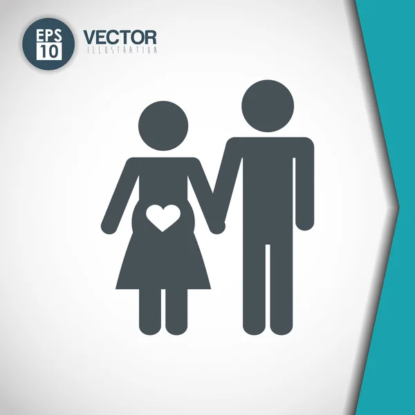 Family icon design Vector Graphics