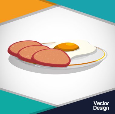 Kahvaltı simgesi tasarım