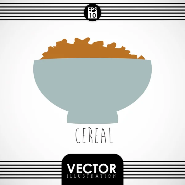 Śniadanie ikona designu — Wektor stockowy