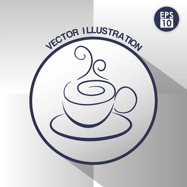Coffee Shop Design — Stockový vektor