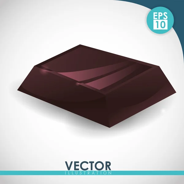 Конструкция иконы шоколада — стоковый вектор
