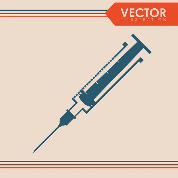 Icône médicale et hospitalière — Image vectorielle