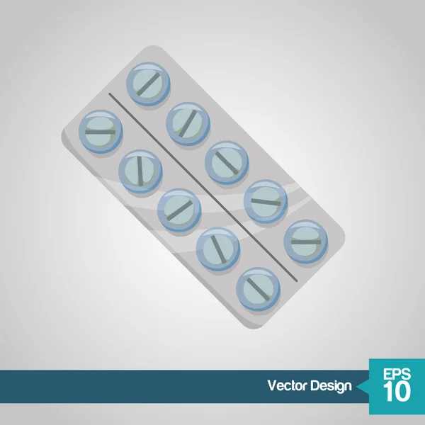 Icono médico y hospitalario — Vector de stock