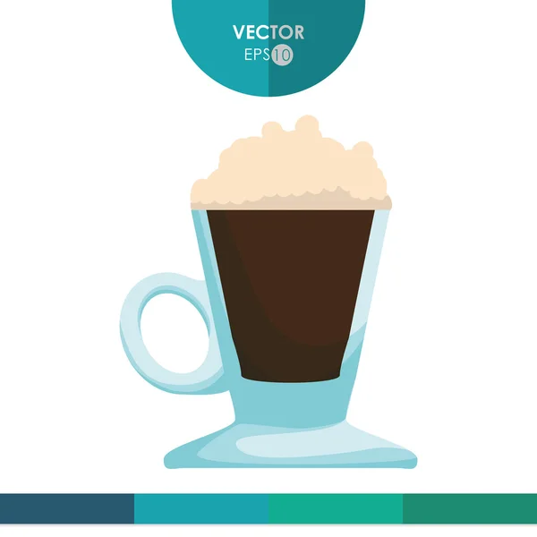 Design ícone de café — Vetor de Stock