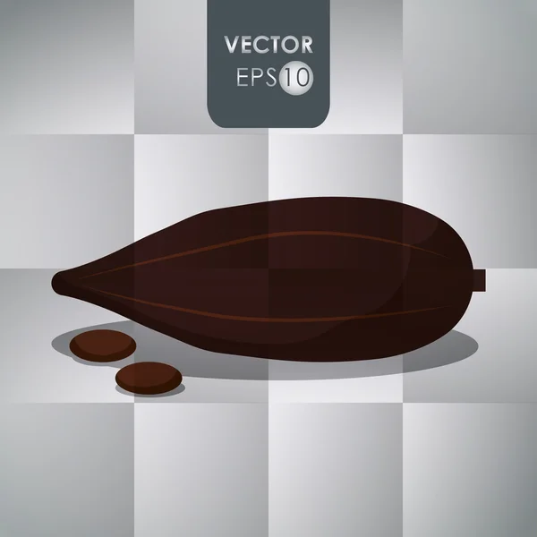 Конструкция иконы шоколада — стоковый вектор