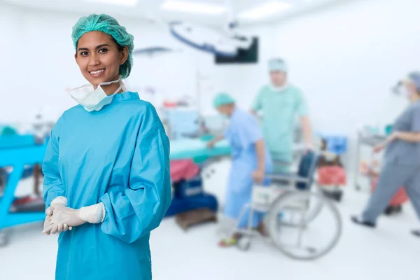 Indiase Vrouwelijke Chirurg — Stockfoto