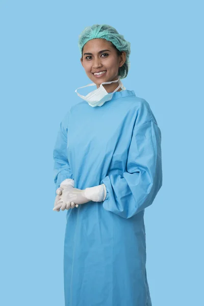 Indiska Kvinnliga Sjuksköterska — Stockfoto