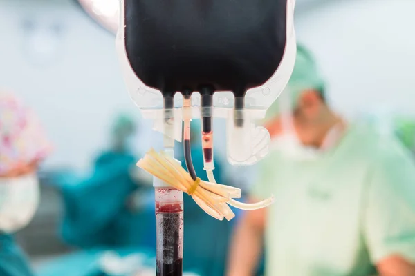 Donar Sangre Durante Operación — Foto de Stock