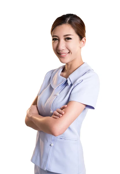 Asiatiska Sjuksköterska Uniform — Stockfoto
