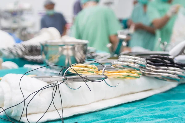 Instrumentos quirúrgicos para el funcionamiento —  Fotos de Stock