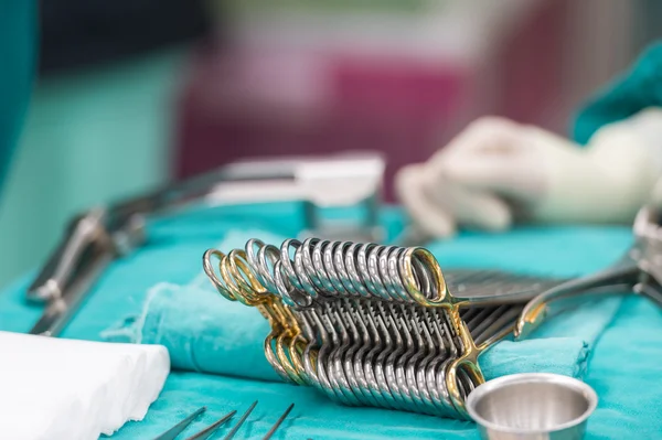 Instrumentos médicos para cirurgia — Fotografia de Stock