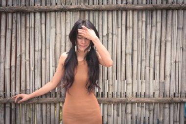 Asyalı kadın duygu üzüntü