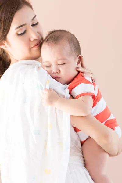 Asian Mother Son — Stock Photo, Image