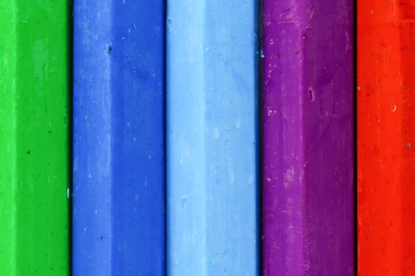 Multi colurful arka tarafından mum boya