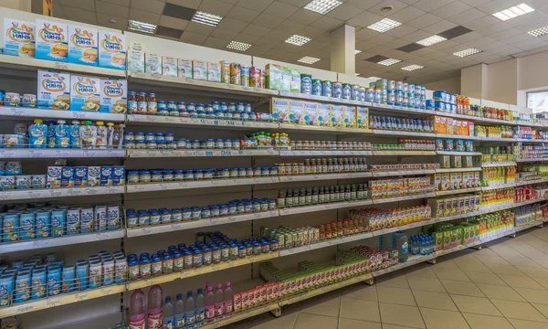 Sala de negociação do supermercado "Gelert ". — Fotografia de Stock