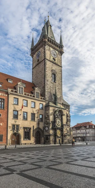 Old Town City Hall in Prague hour. — Stock Photo, Image